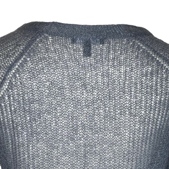 Eileen Fisher Petite Size PP (XS) V-Neck Pullover Tunic Sweater Sheer Mohair - Picture 8 of 9